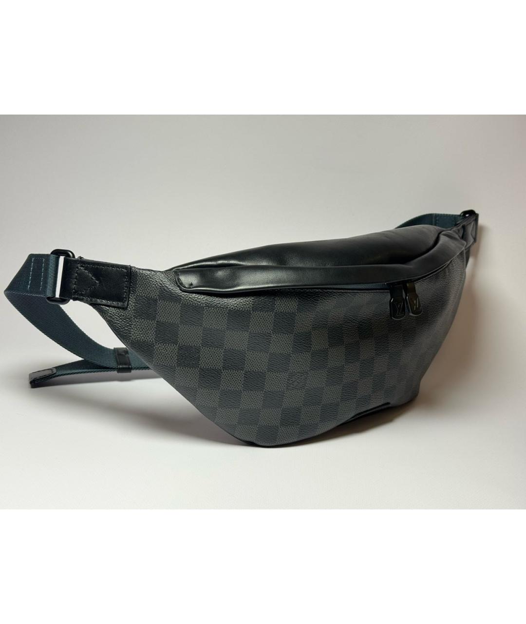 LOUIS VUITTON Черная поясная сумка, фото 2