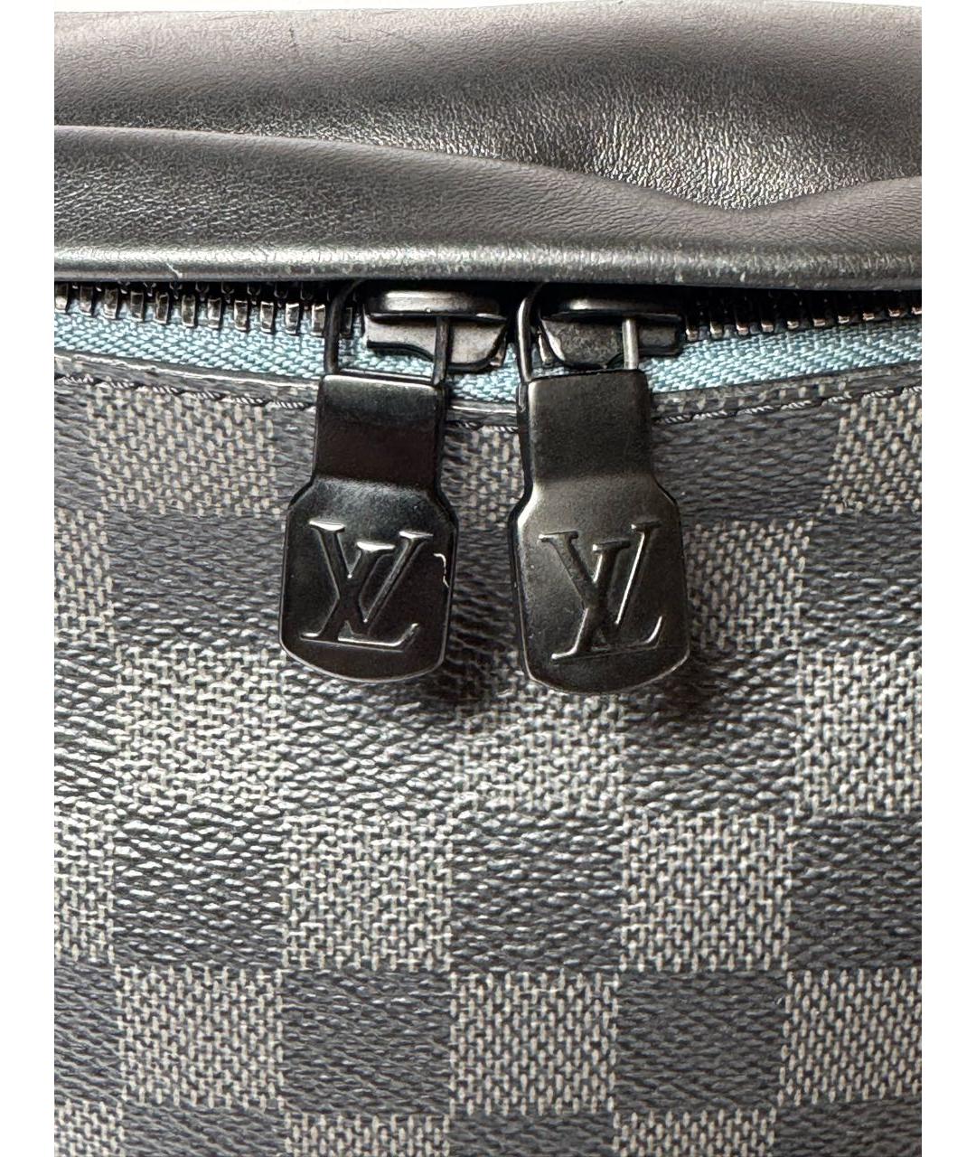 LOUIS VUITTON Черная поясная сумка, фото 8