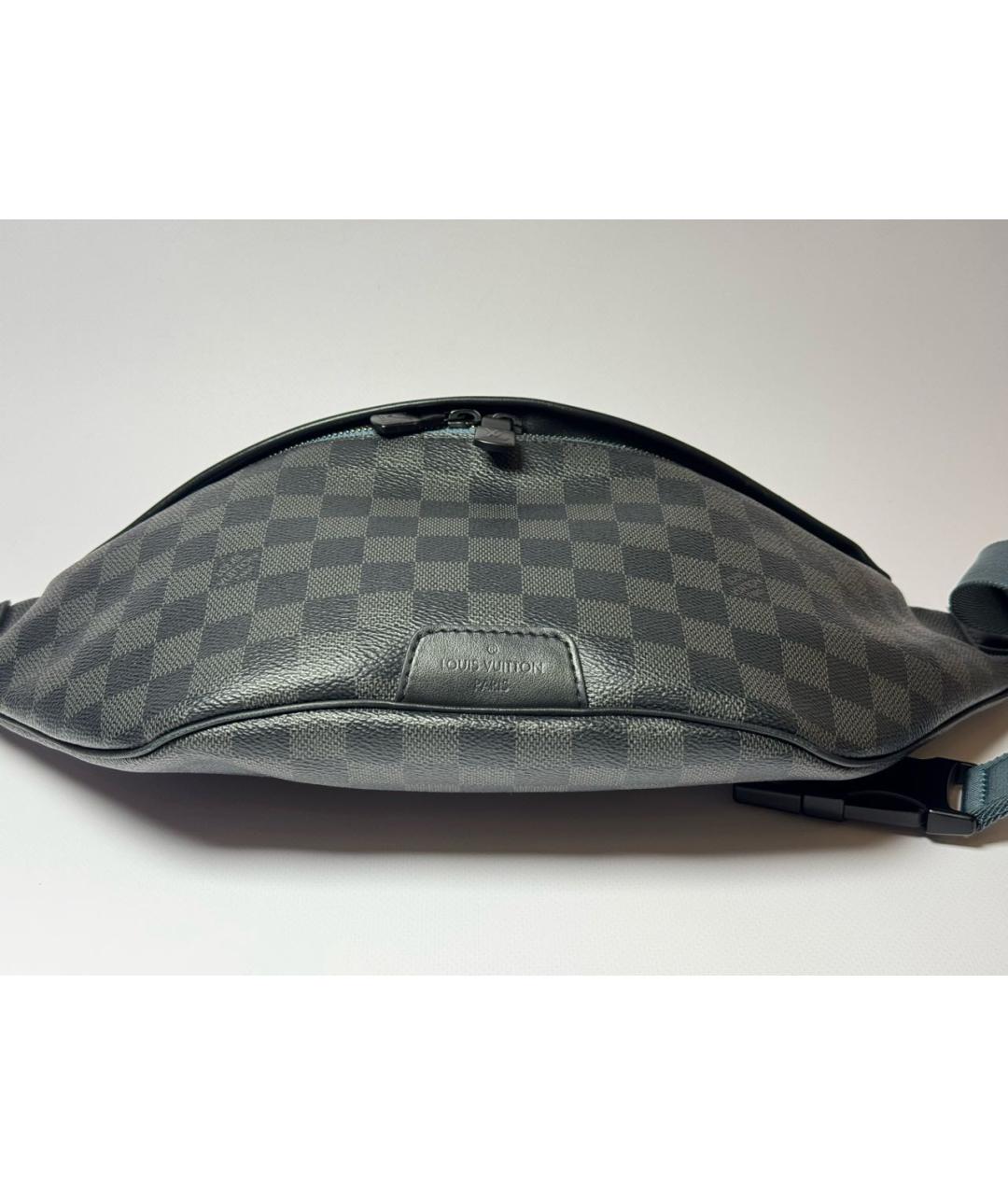 LOUIS VUITTON Черная поясная сумка, фото 5
