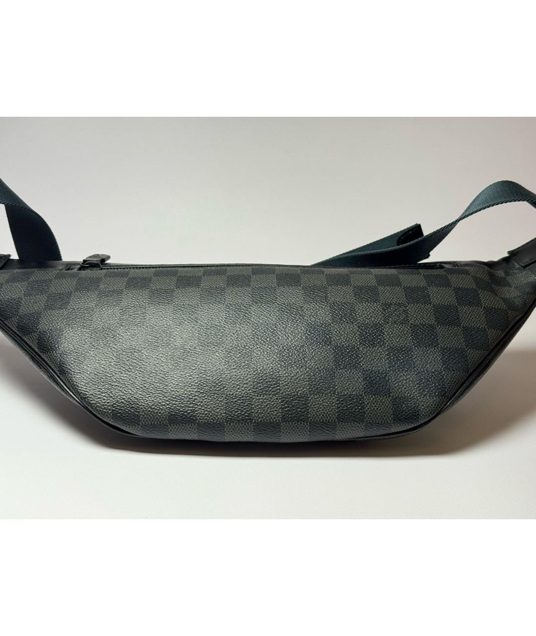 LOUIS VUITTON Черная поясная сумка, фото 6