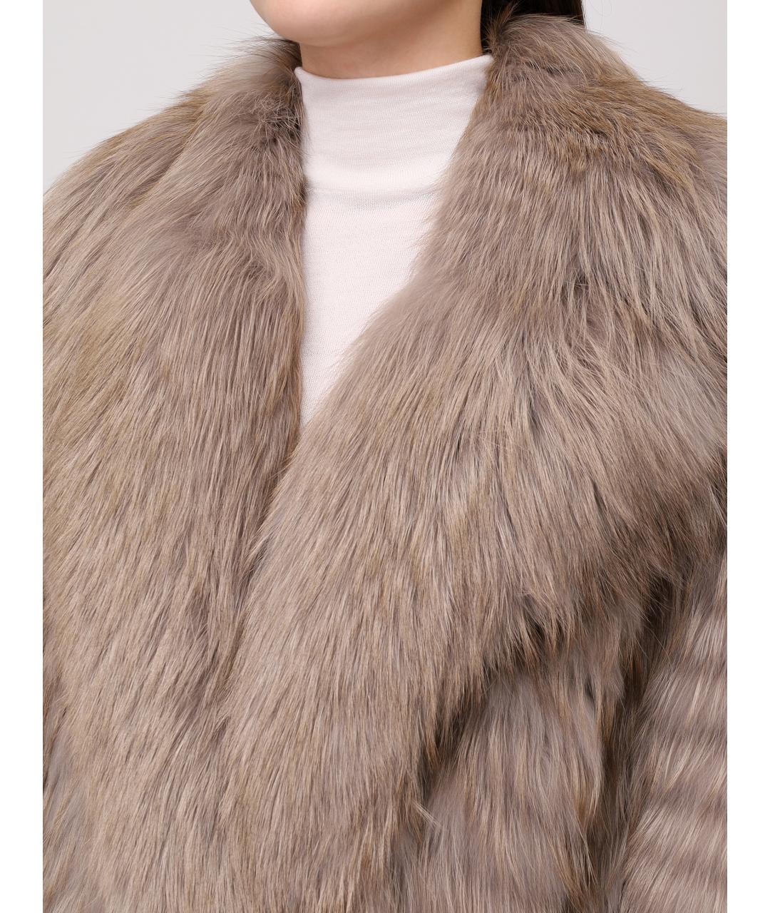 RINDI Бежевая шуба, фото 3