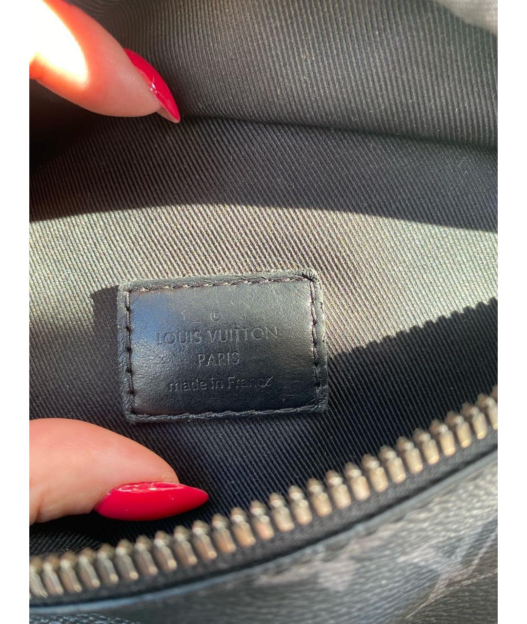 LOUIS VUITTON Темно-синяя поясная сумка, фото 6