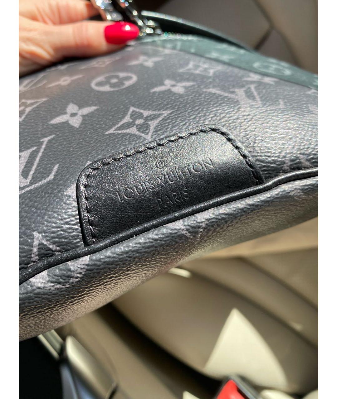 LOUIS VUITTON Темно-синяя поясная сумка, фото 3