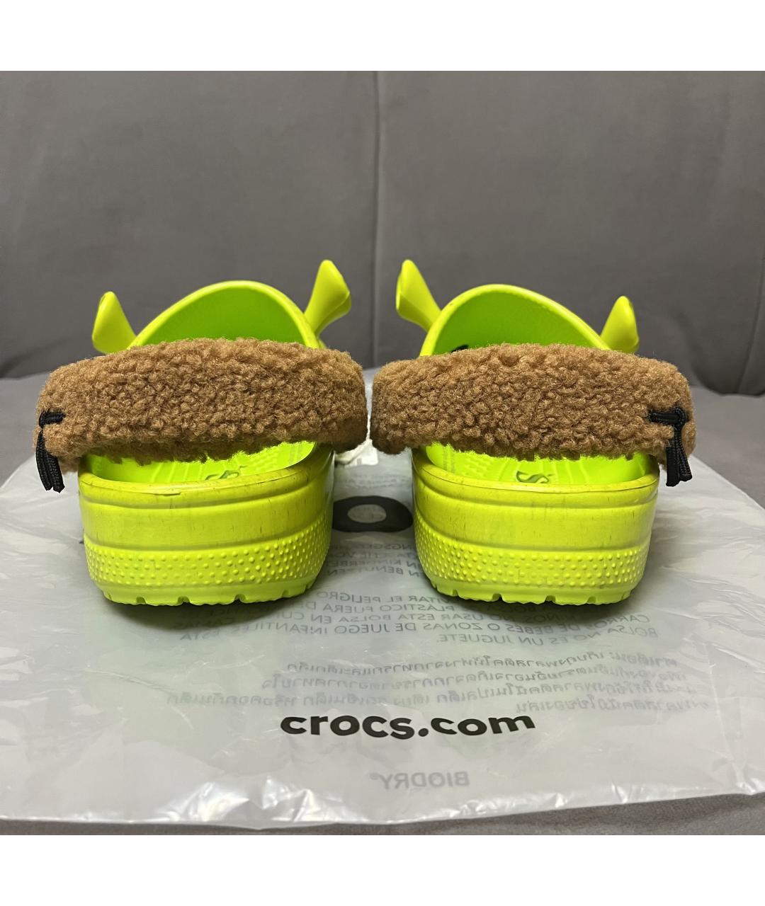 CROCS Зеленые шлепанцы, фото 9