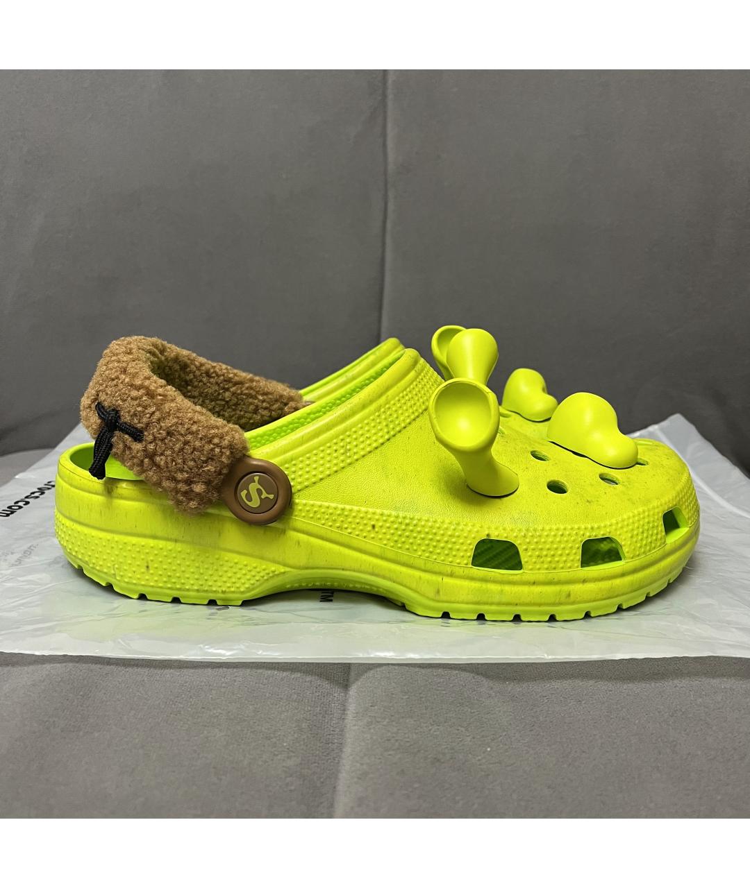 CROCS Зеленые шлепанцы, фото 2