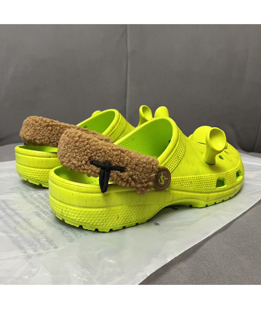 CROCS Зеленые шлепанцы, фото 8