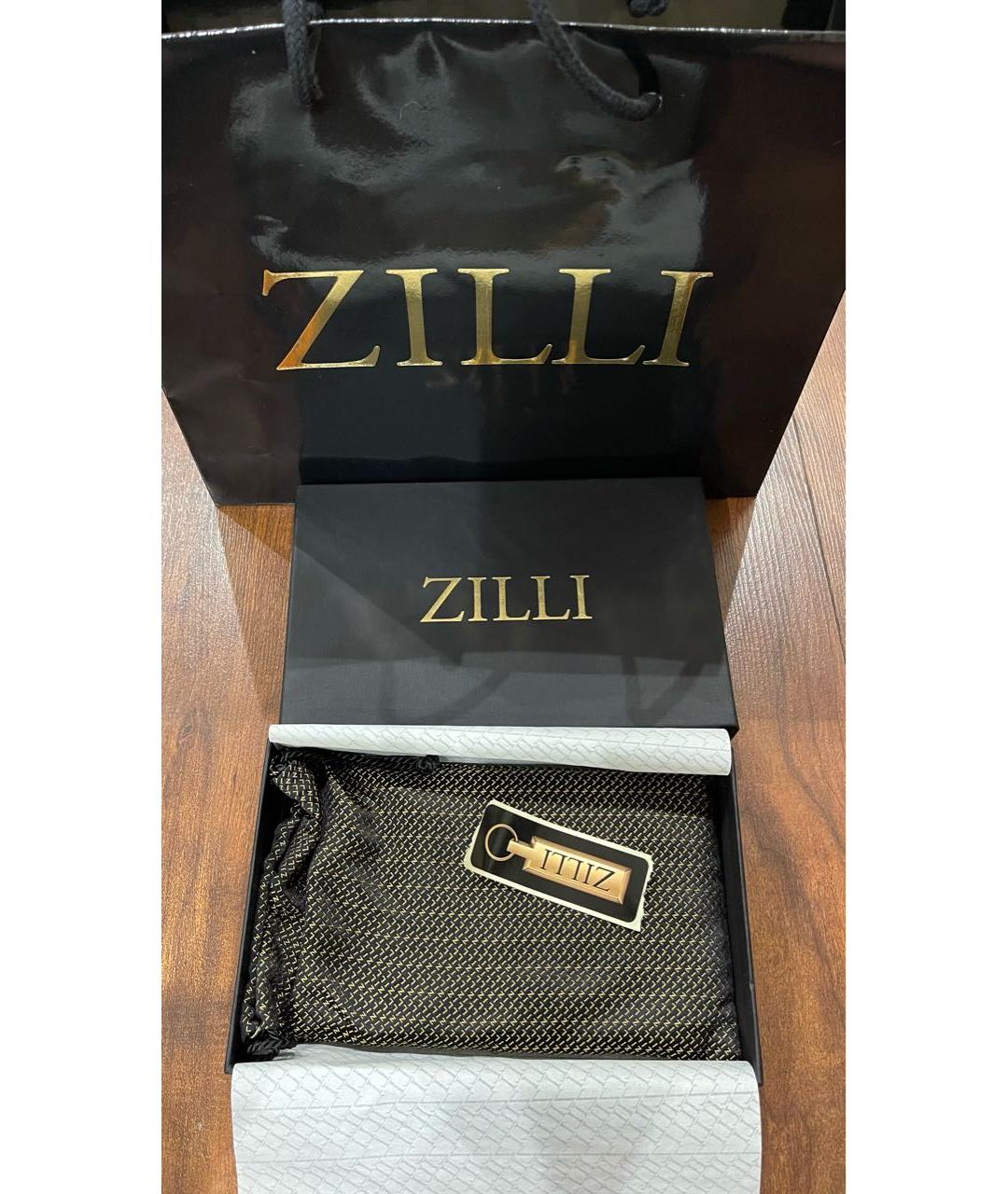 ZILLI Черный кошелек из экзотической кожи, фото 7