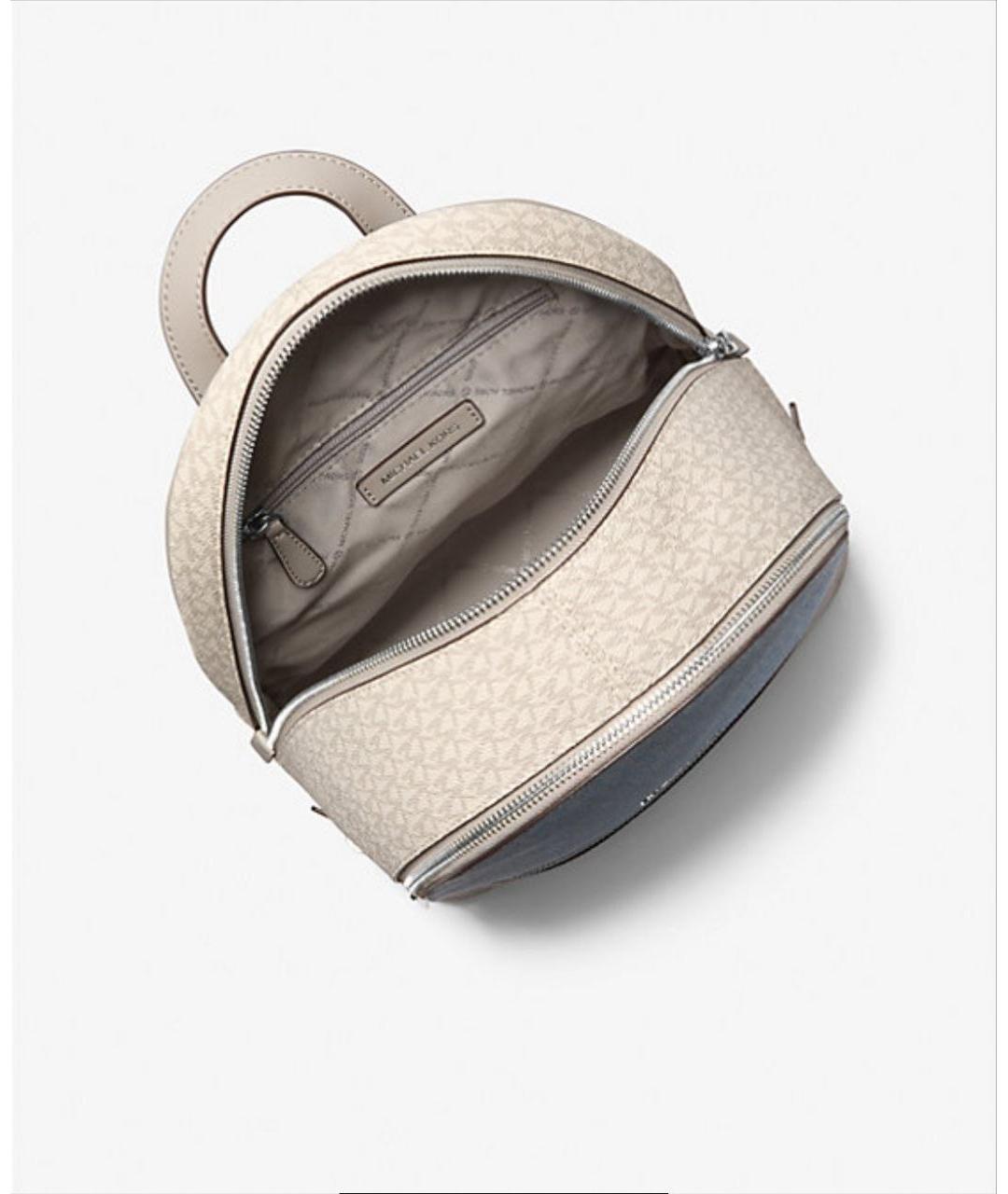 MICHAEL KORS Голубой рюкзак из искусственной кожи, фото 4