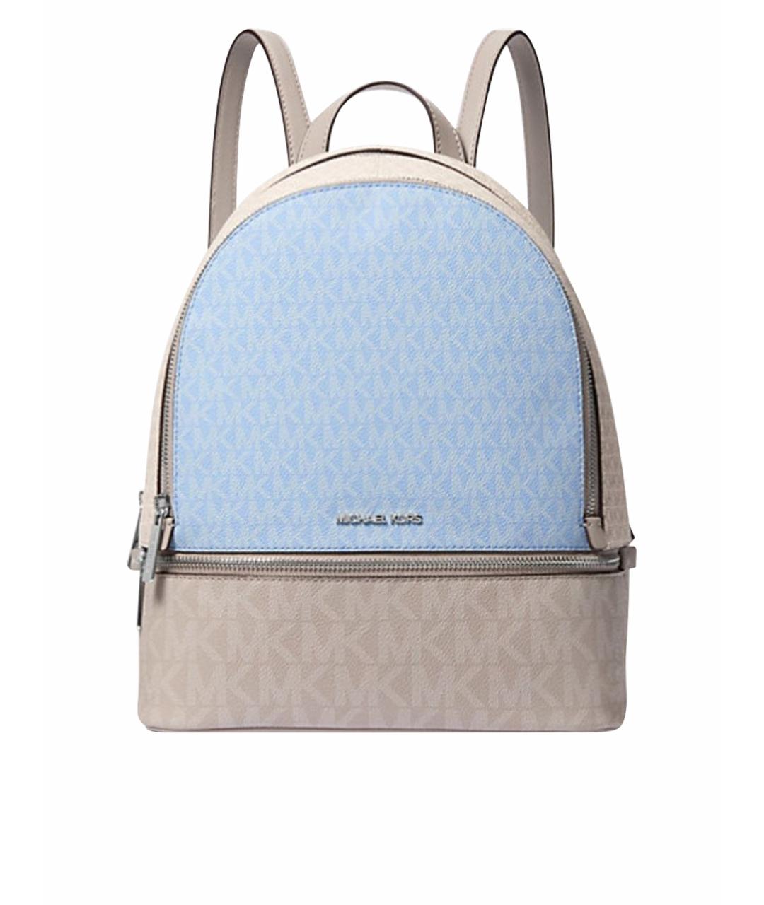 MICHAEL KORS Голубой рюкзак из искусственной кожи, фото 1
