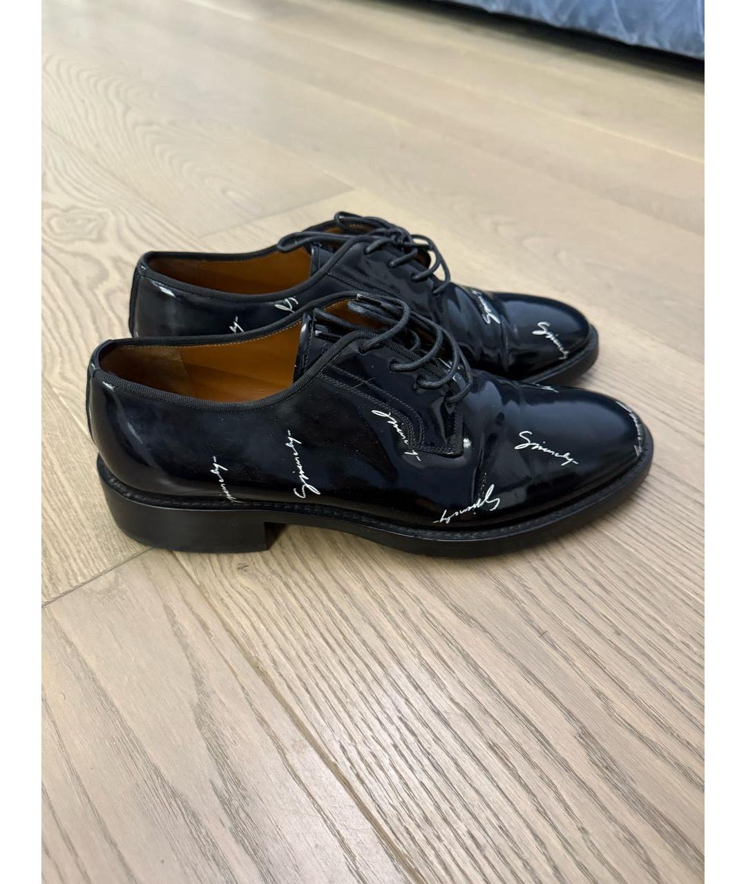 GIVENCHY Черные туфли из лакированной кожи, фото 5