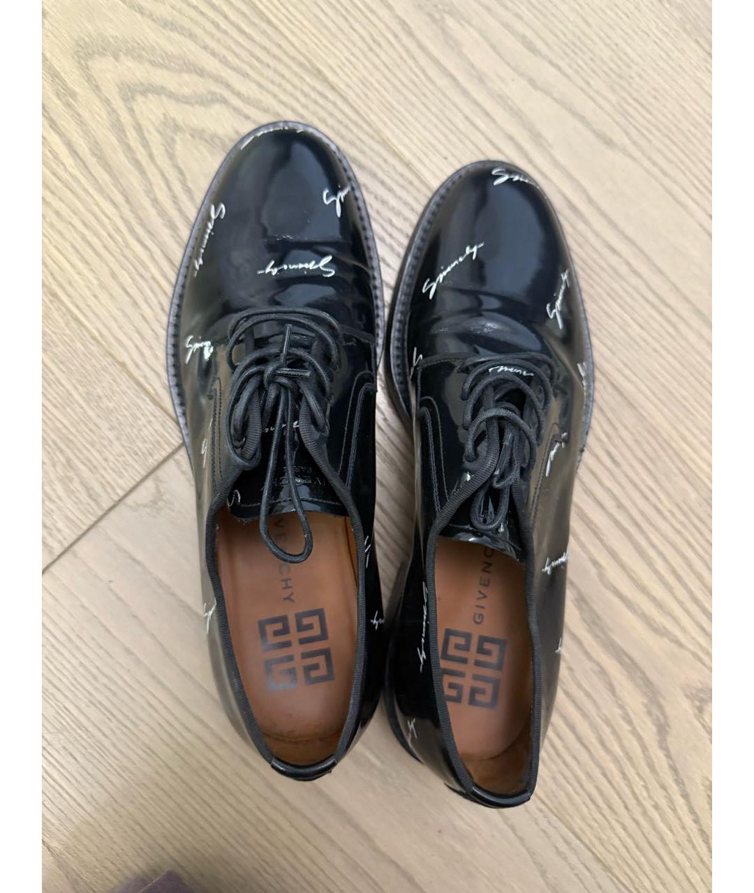 GIVENCHY Черные туфли из лакированной кожи, фото 3