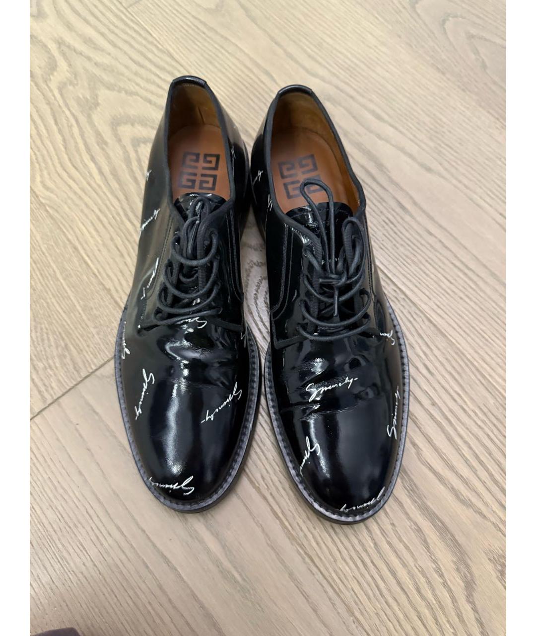 GIVENCHY Черные туфли из лакированной кожи, фото 2