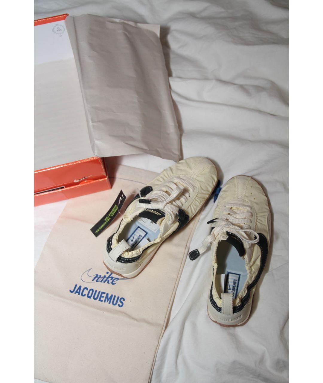 JACQUEMUS Желтые синтетические кеды, фото 3