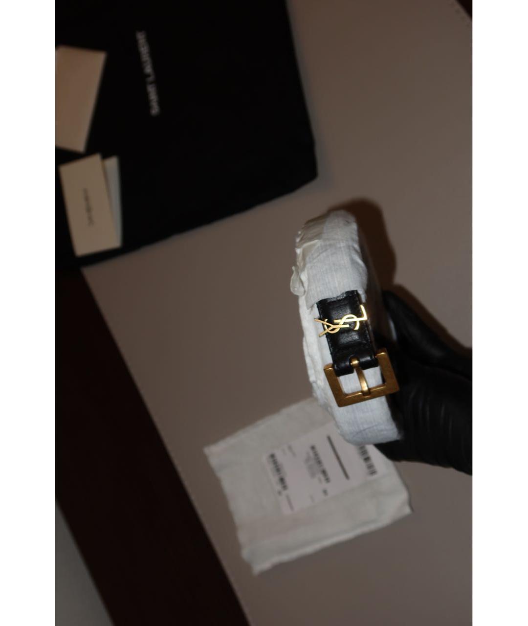 YVES SAINT LAURENT BEAUTY Черный кожаный ремень, фото 6
