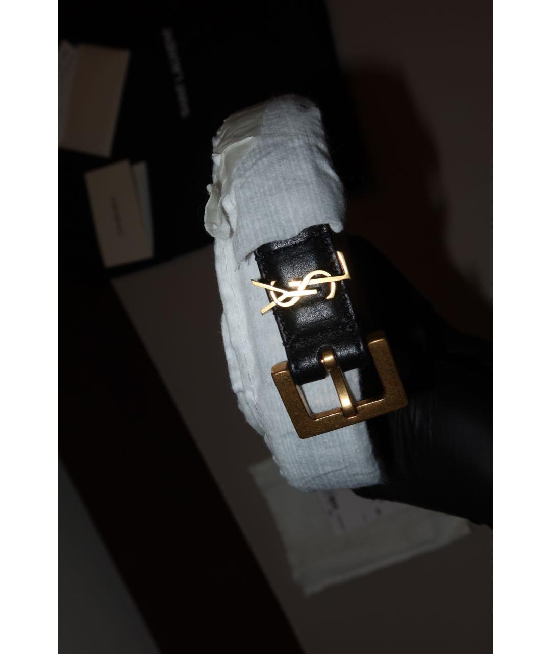 YVES SAINT LAURENT BEAUTY Черный кожаный ремень, фото 3