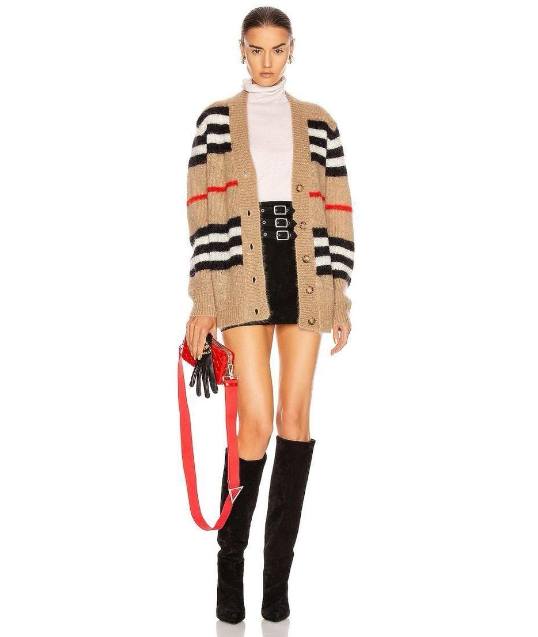 BURBERRY Коричневый кардиган, фото 3