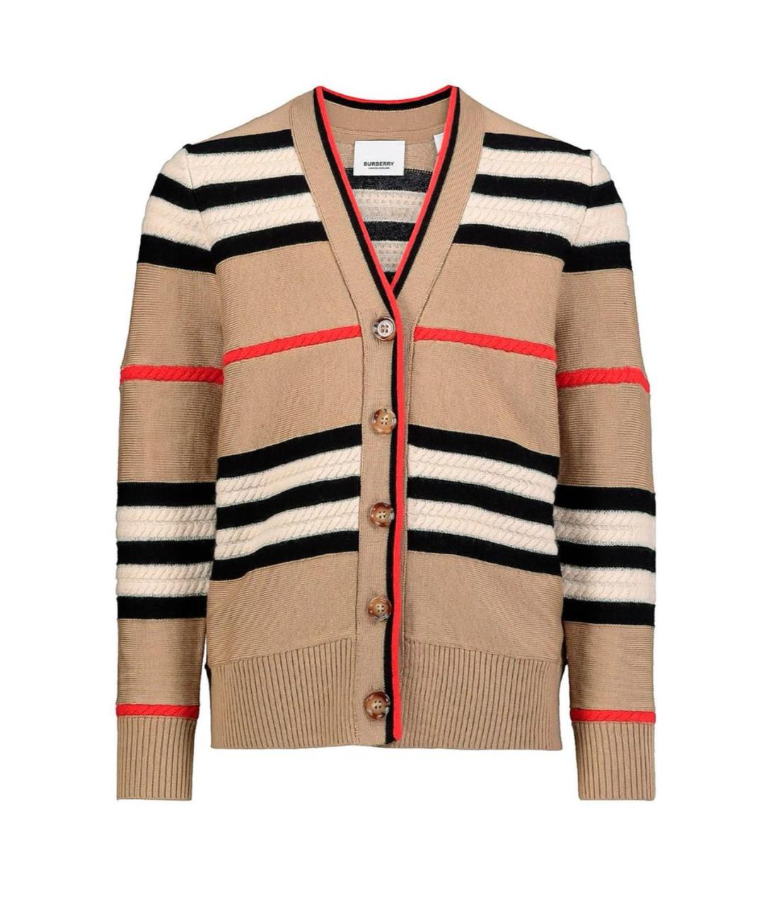 BURBERRY Коричневый кардиган, фото 1