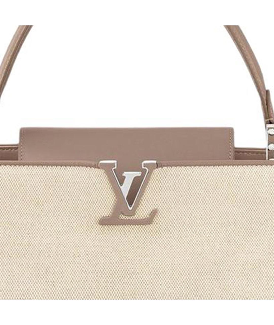 LOUIS VUITTON Бежевая сумка через плечо, фото 3