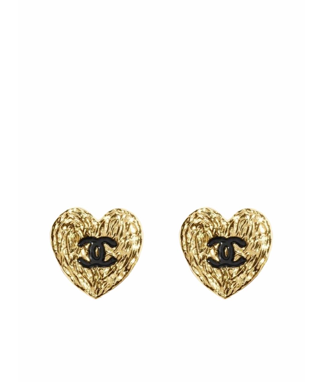 CHANEL Золотые серьги, фото 1