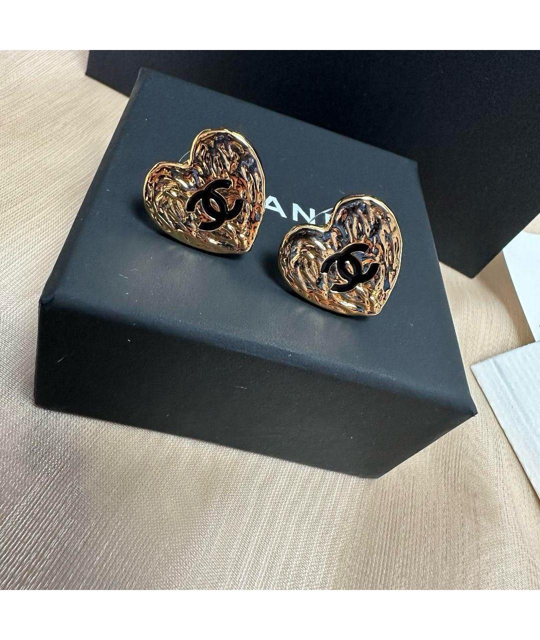 CHANEL Золотые серьги, фото 6