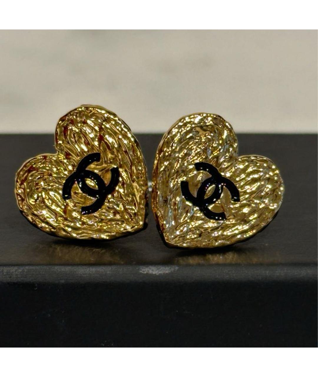 CHANEL Золотые серьги, фото 7
