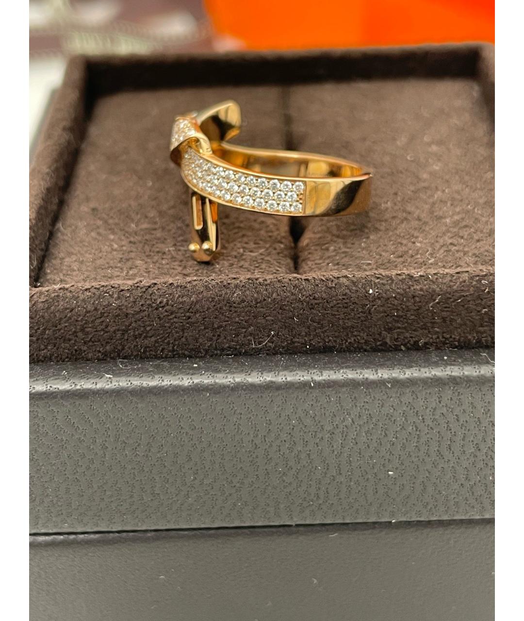 HERMES Золотое кольцо из розового золота, фото 4