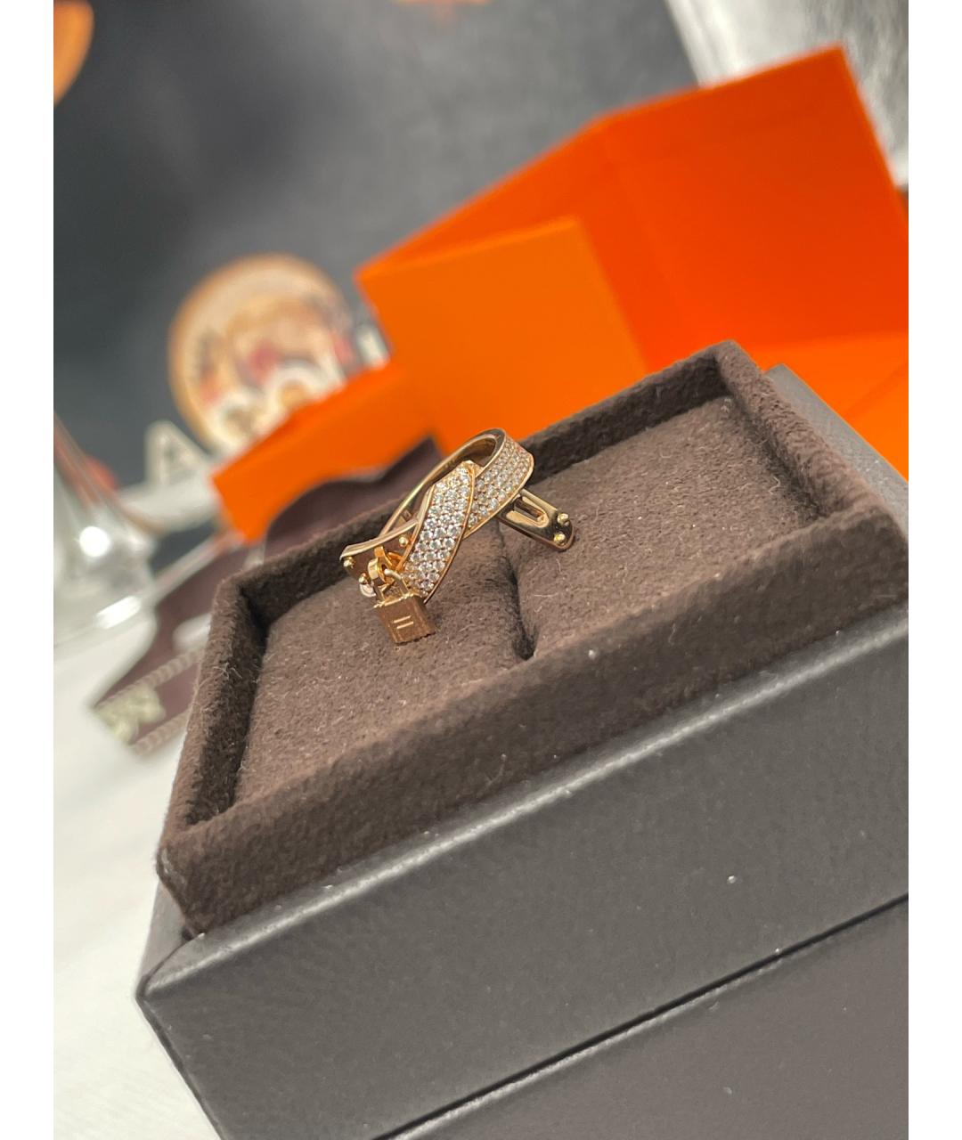 HERMES Золотое кольцо из розового золота, фото 2