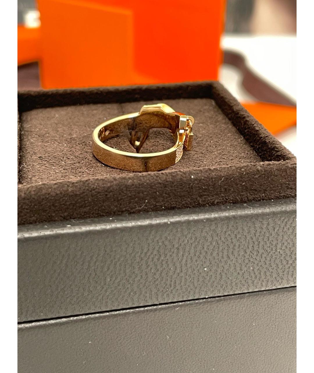 HERMES Золотое кольцо из розового золота, фото 7