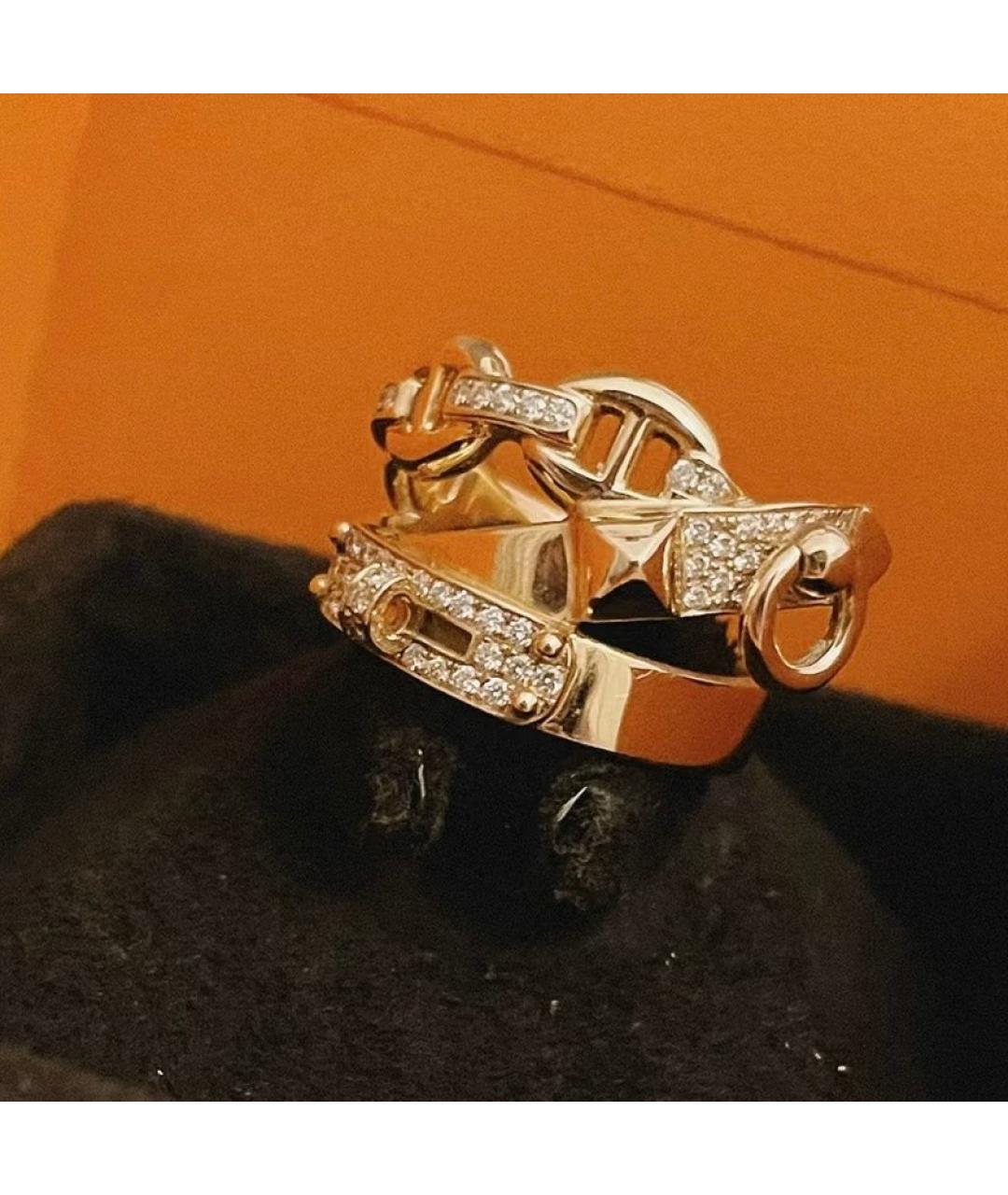 HERMES Золотое кольцо из розового золота, фото 2