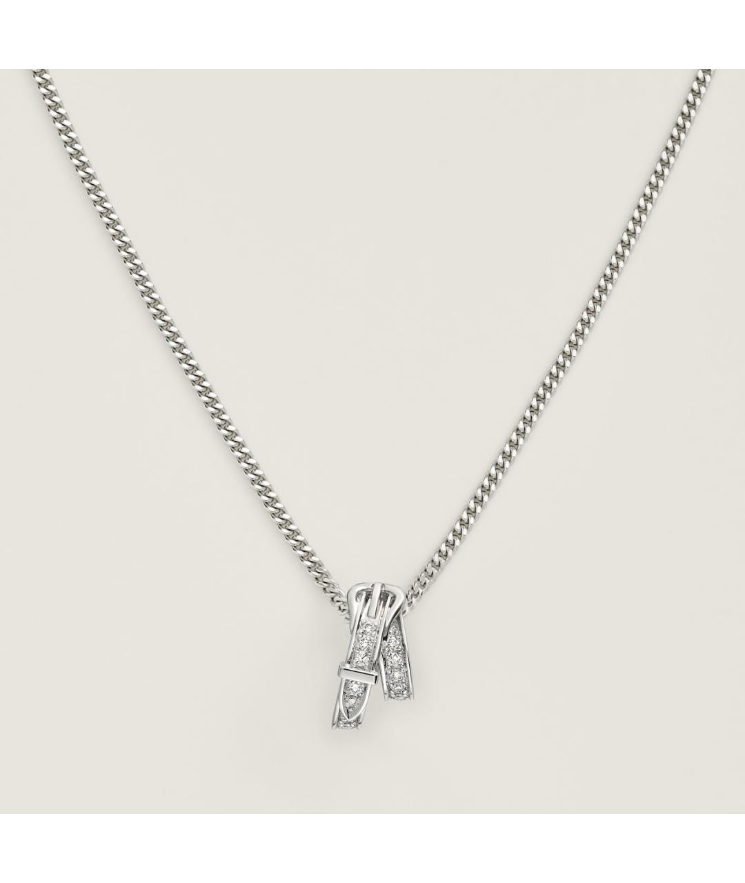 HERMES Серебряная подвеска из белого золота, фото 5