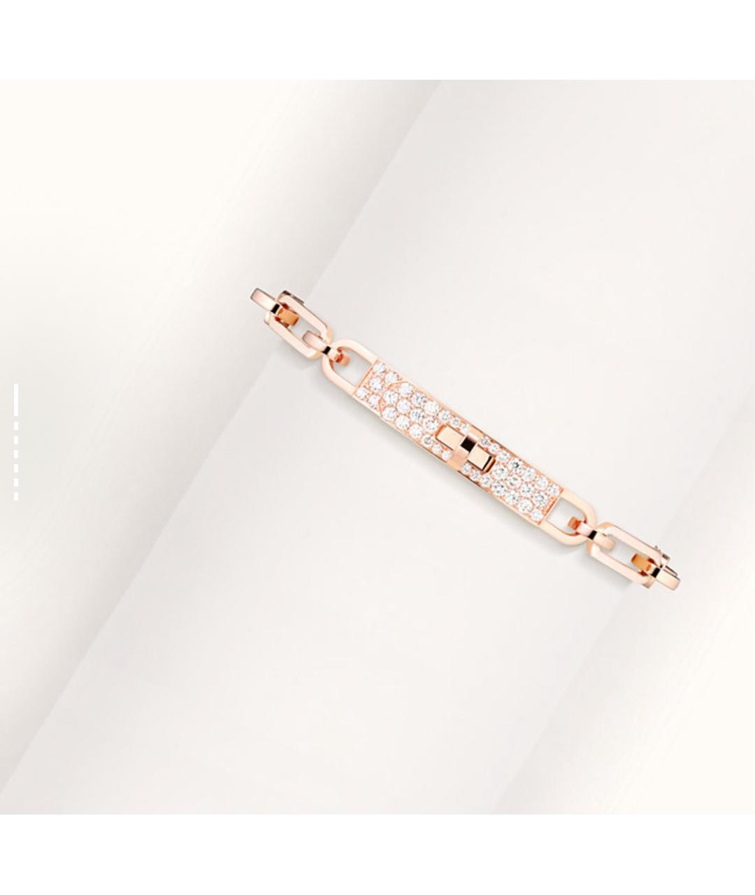 HERMES Золотой браслет из розового золота, фото 5