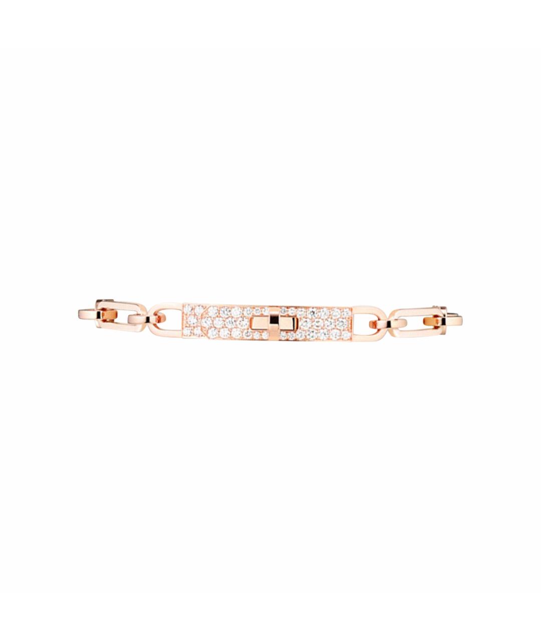 HERMES Золотой браслет из розового золота, фото 1