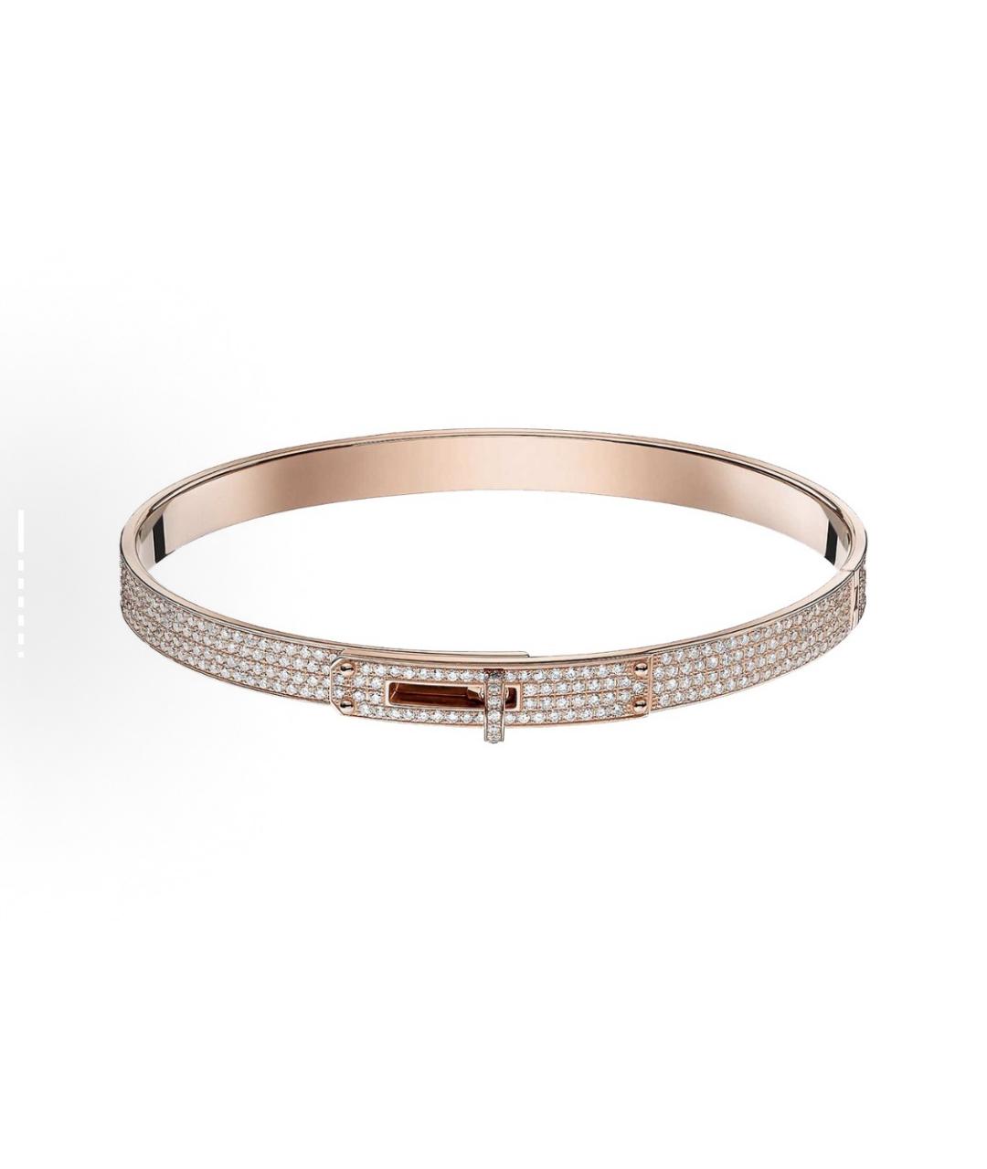 HERMES Золотой браслет из розового золота, фото 5