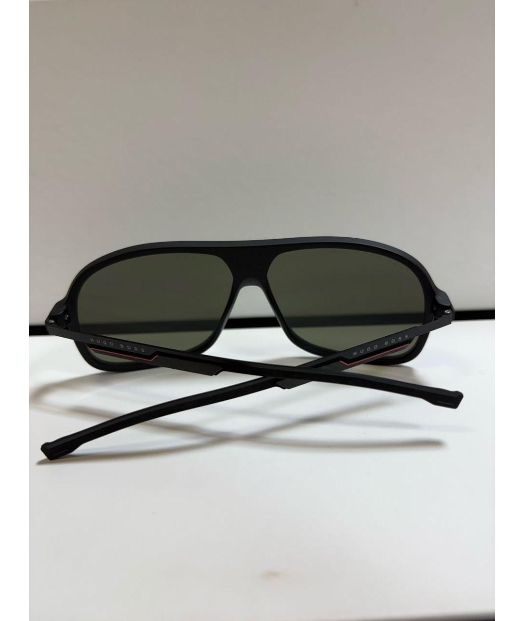 HUGO BOSS Черные пластиковые солнцезащитные очки, фото 4
