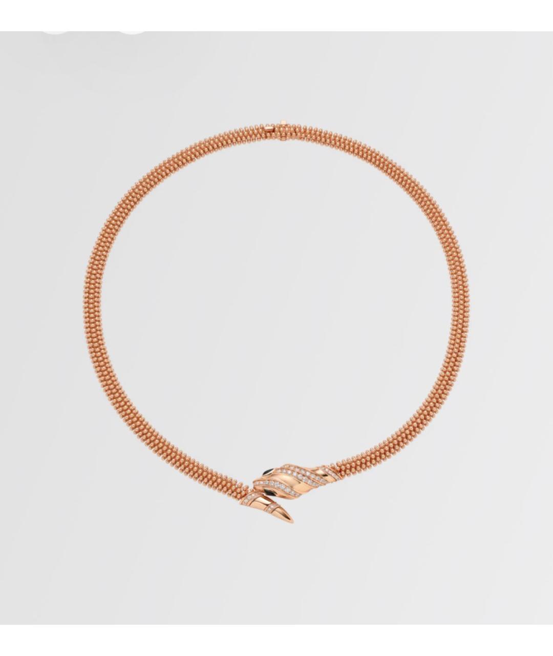 BVLGARI Золотое колье из розового золота, фото 3