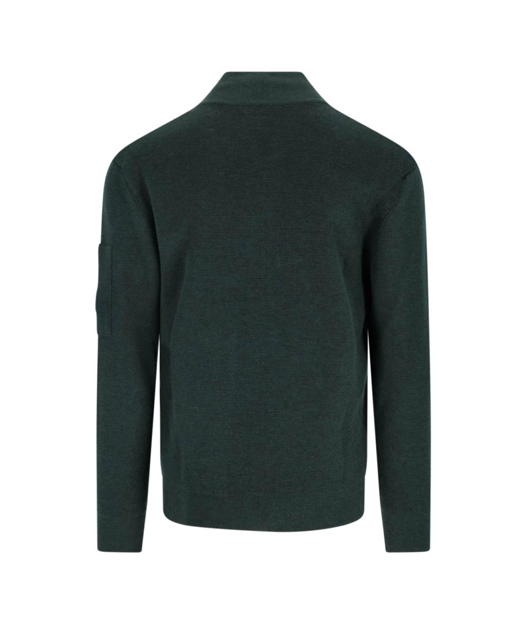 CP COMPANY Зеленый шерстяной джемпер / свитер, фото 2