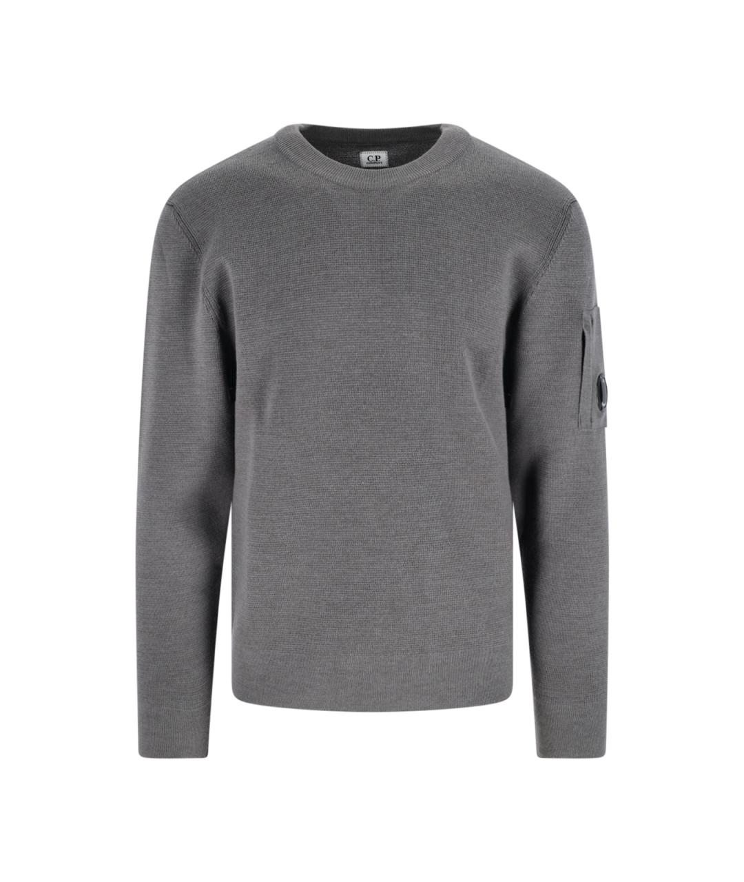 CP COMPANY Серый шерстяной джемпер / свитер, фото 1