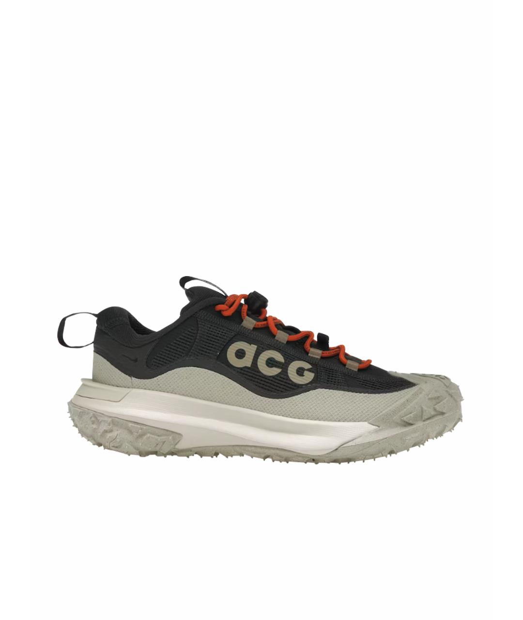 NIKE ACG Бежевые синтетические низкие кроссовки / кеды, фото 1