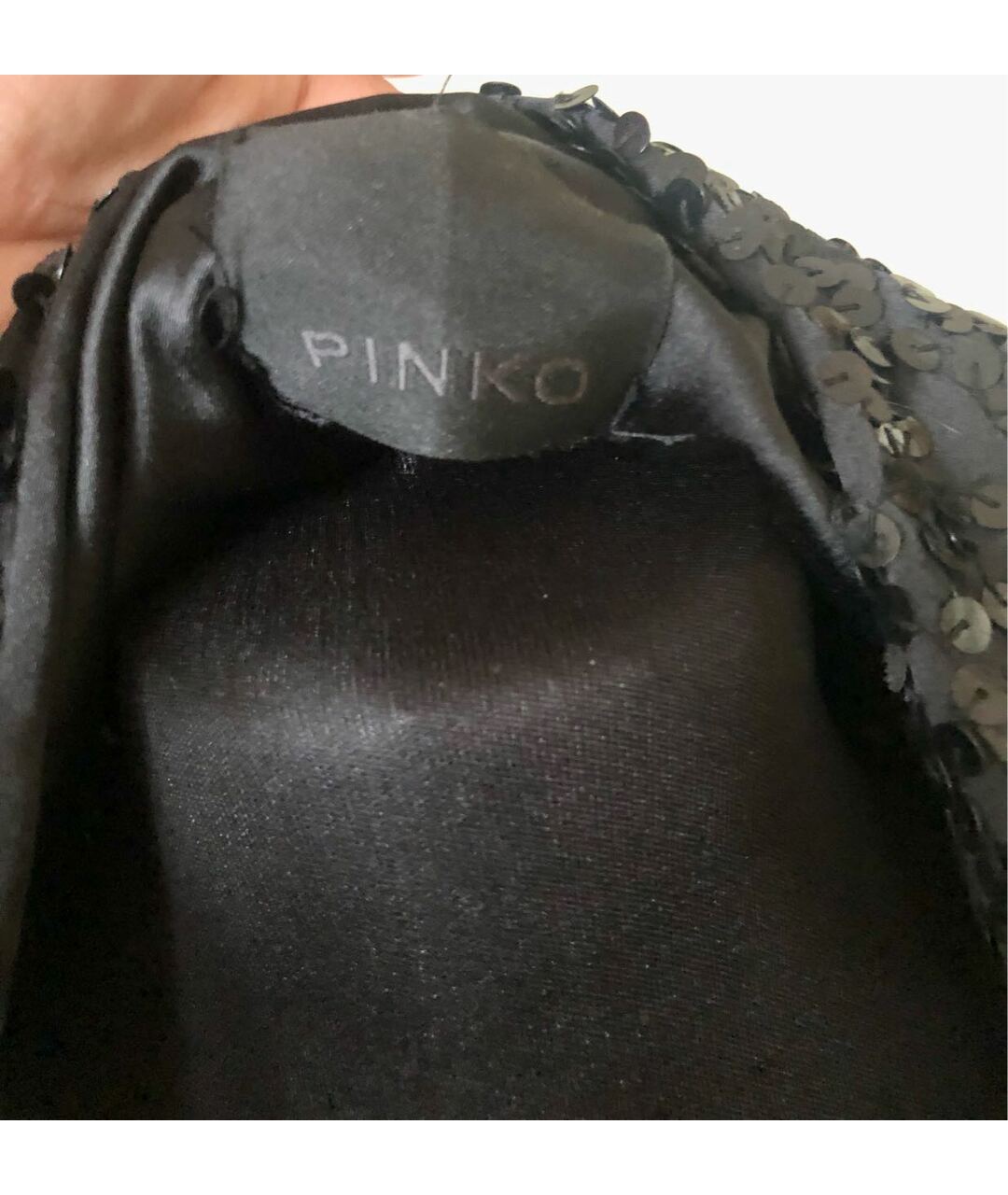 PINKO Черный полиэстеровый жилет, фото 6