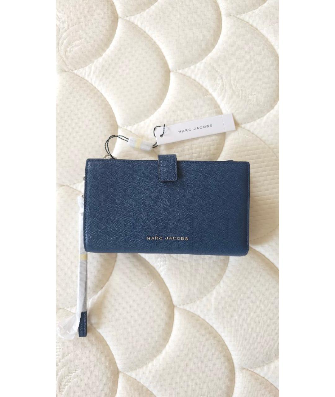MARC JACOBS Синий кошелек из искусственной кожи, фото 5
