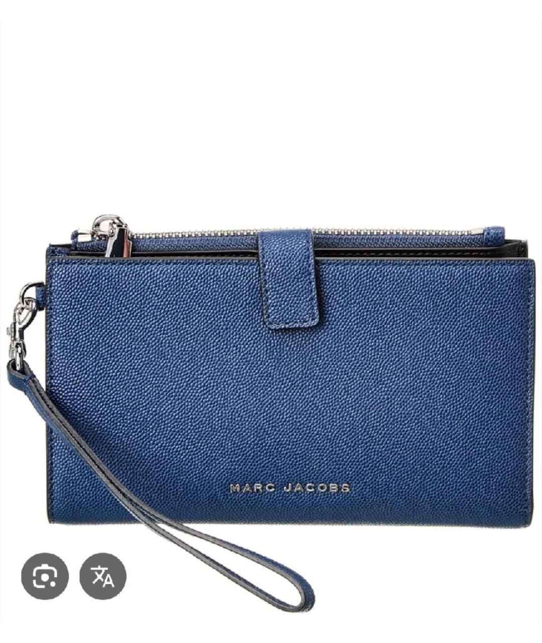 MARC JACOBS Синий кошелек из искусственной кожи, фото 10