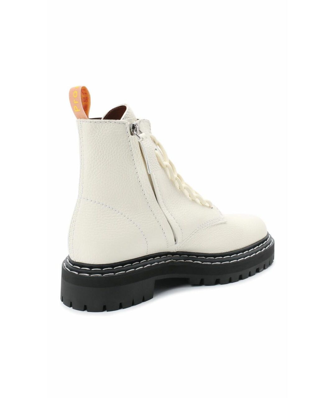 PROENZA SCHOULER Белые кожаные ботинки, фото 5