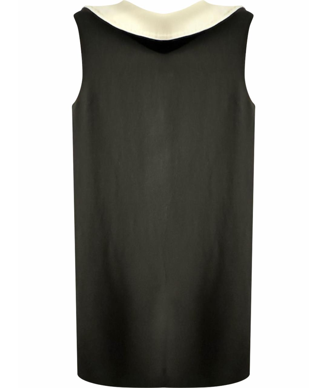 SAINT LAURENT Черное вискозное повседневное платье, фото 1