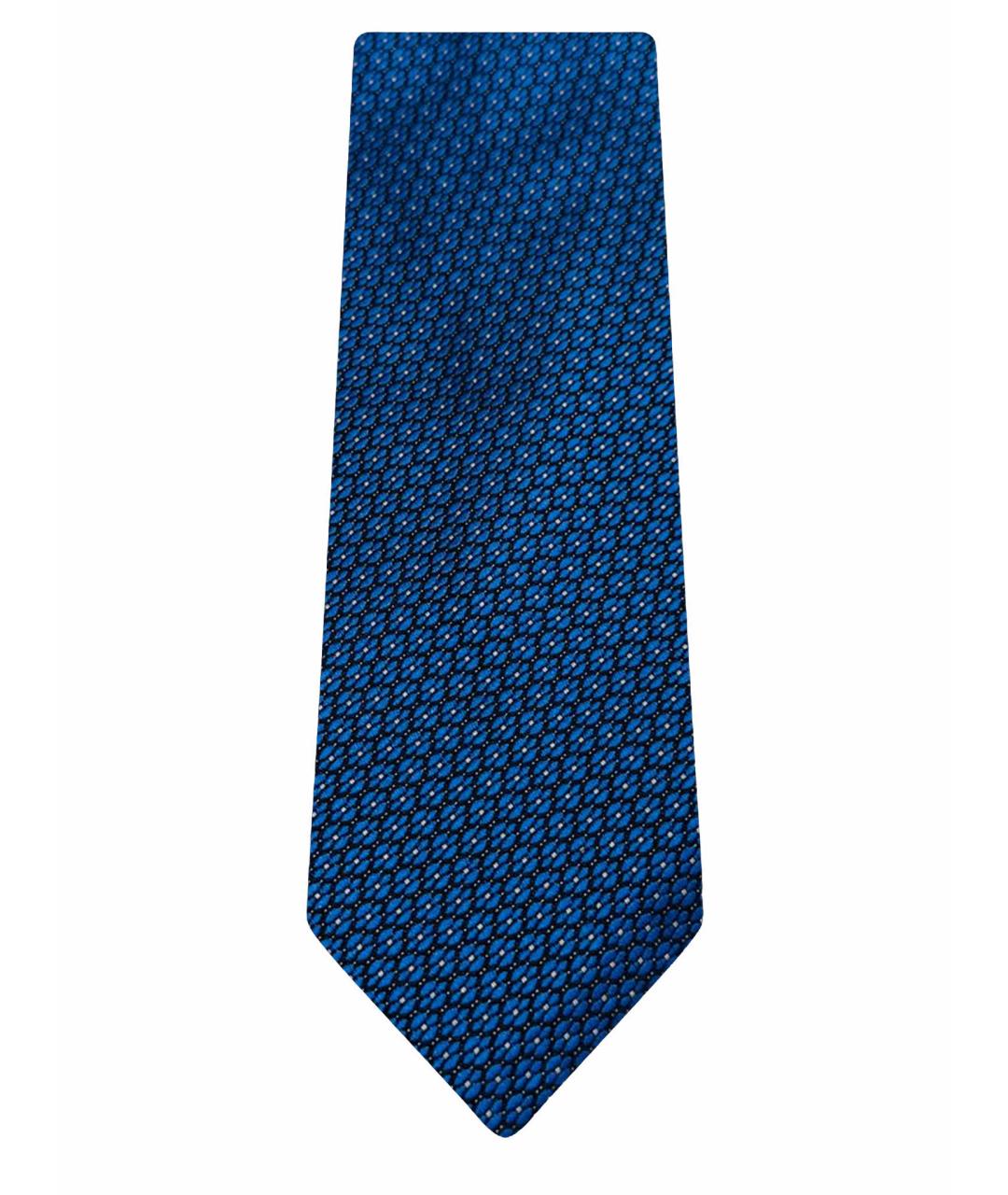 ERMENEGILDO ZEGNA XXX Синий шелковый галстук, фото 1