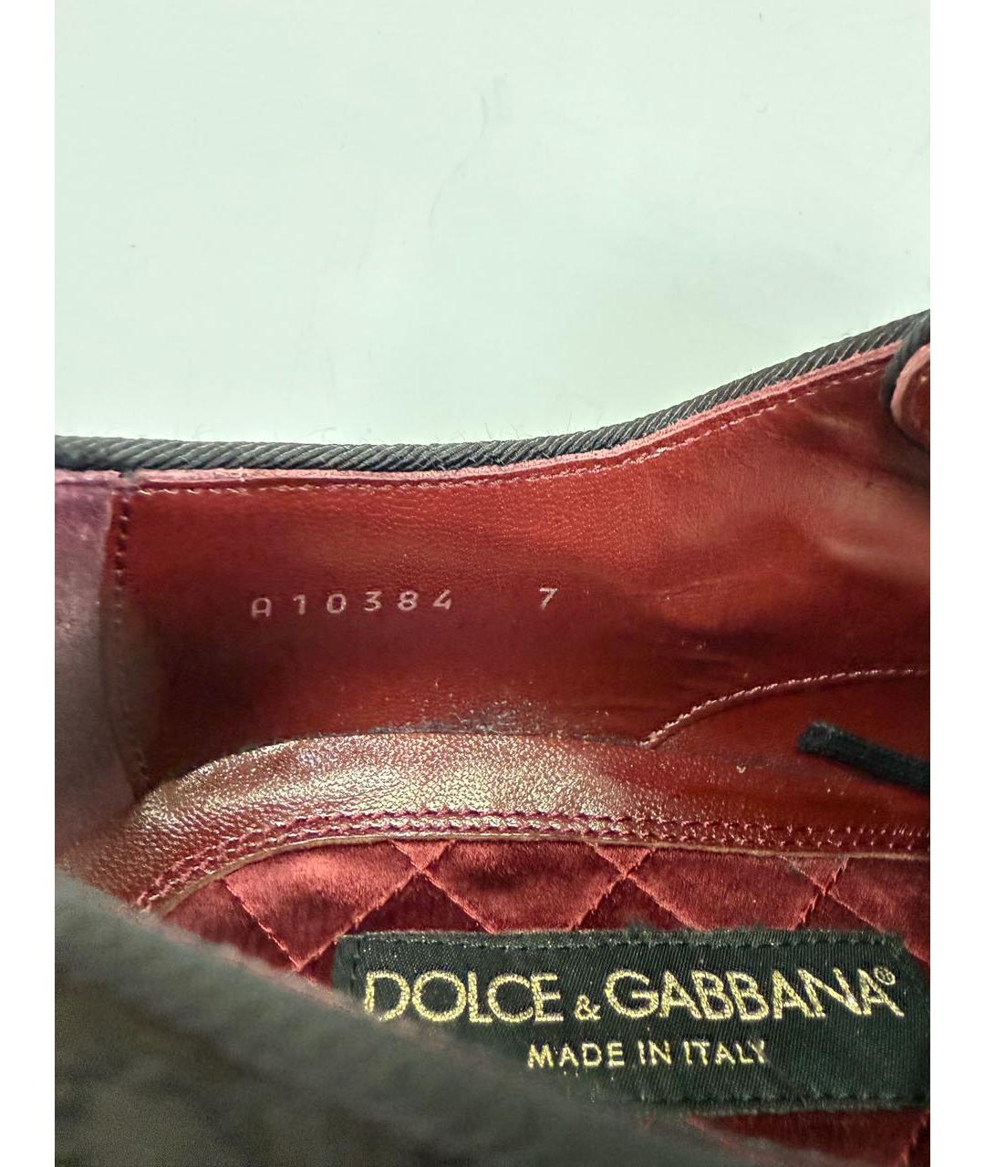 DOLCE&GABBANA Черные туфли, фото 6