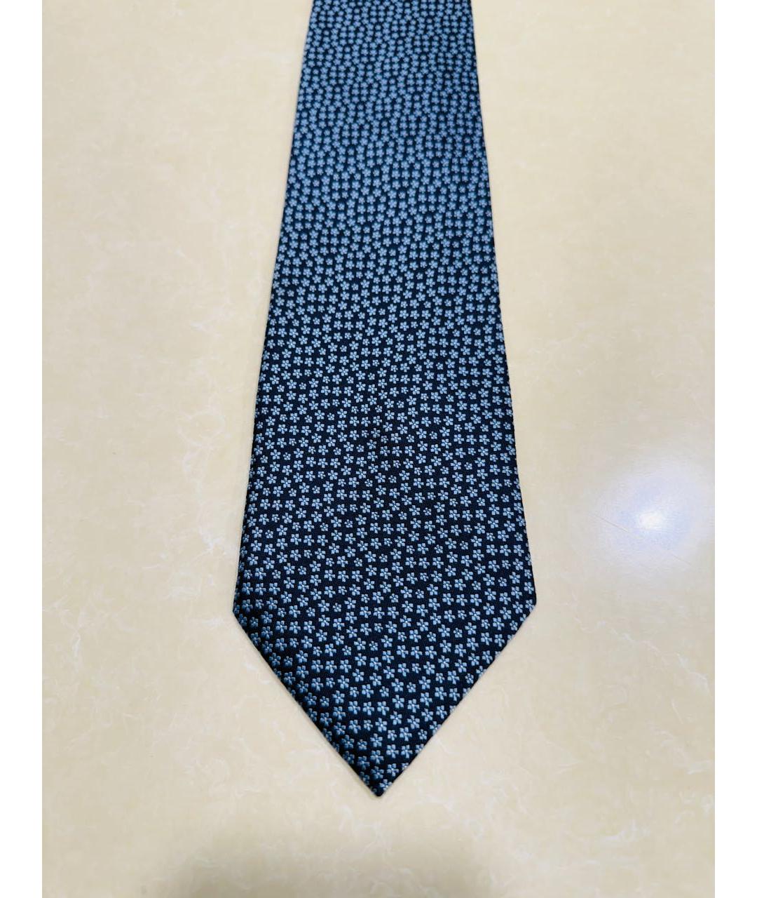 ERMENEGILDO ZEGNA XXX Синий шелковый галстук, фото 2