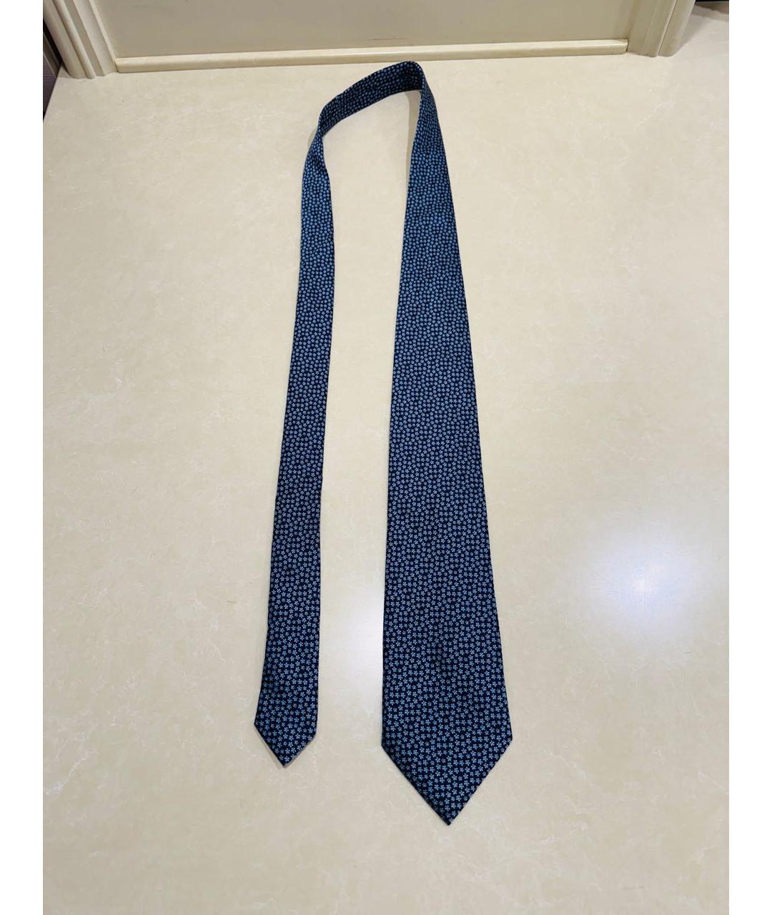 ERMENEGILDO ZEGNA XXX Синий шелковый галстук, фото 7