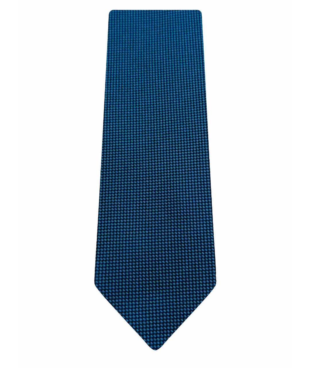 ERMENEGILDO ZEGNA XXX Синий шелковый галстук, фото 1