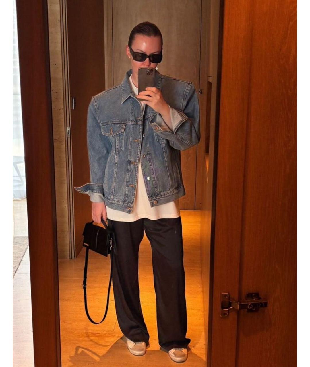 ALEXANDER WANG Голубая деним куртка, фото 4