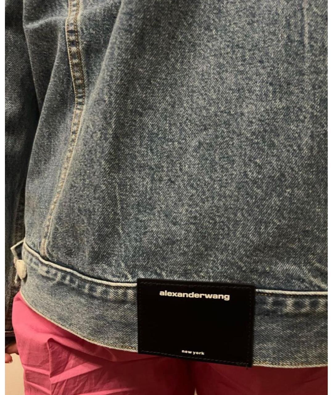 ALEXANDER WANG Голубая деним куртка, фото 3